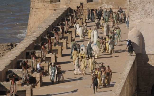 Filming of Games of thrones in Morocco